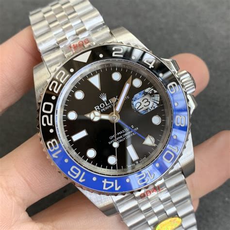 rolex blue black gmt replica|Rolex gmt batman 2023.